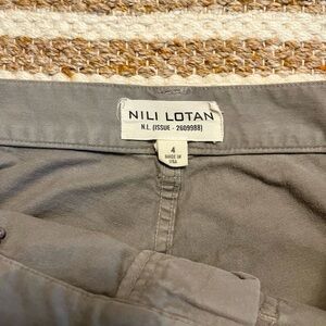 Nili Lotan Shon stone grey pants - EUC